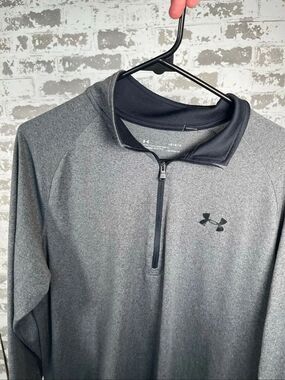 Under armour | mens gray pullover 1/4 zip loose fit